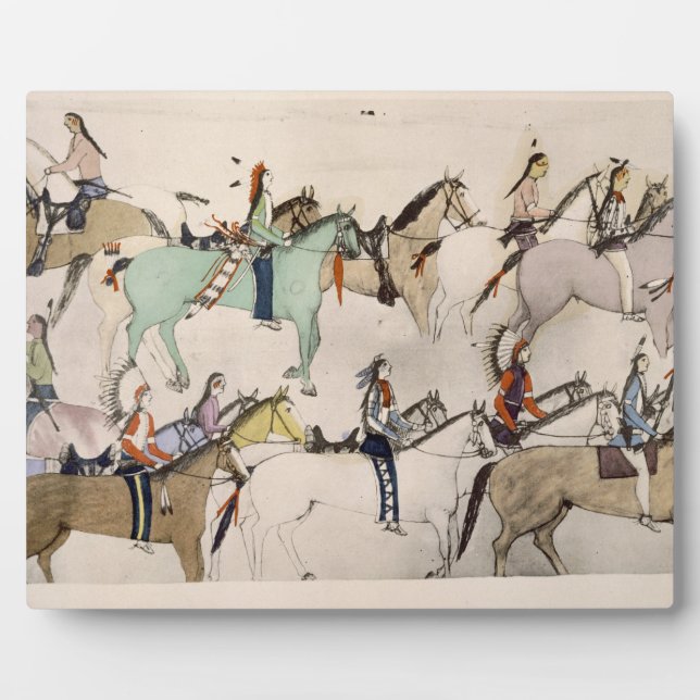 End of the battle (ink on paper) plaque (Front)