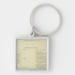 End of The General Peace 1828 AD Keychain
