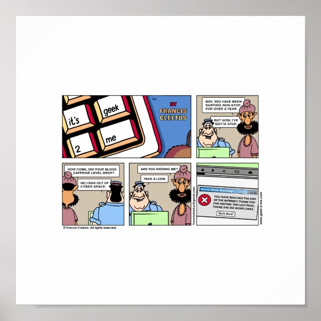 End of the Internet poster! Poster (Front)