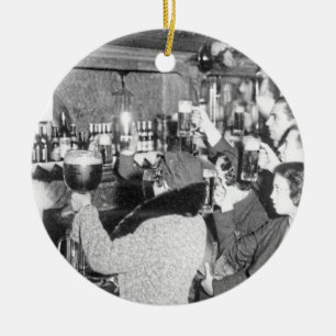 End Of The Prohibition - Farewell 18th Amendment Ceramic Ornament