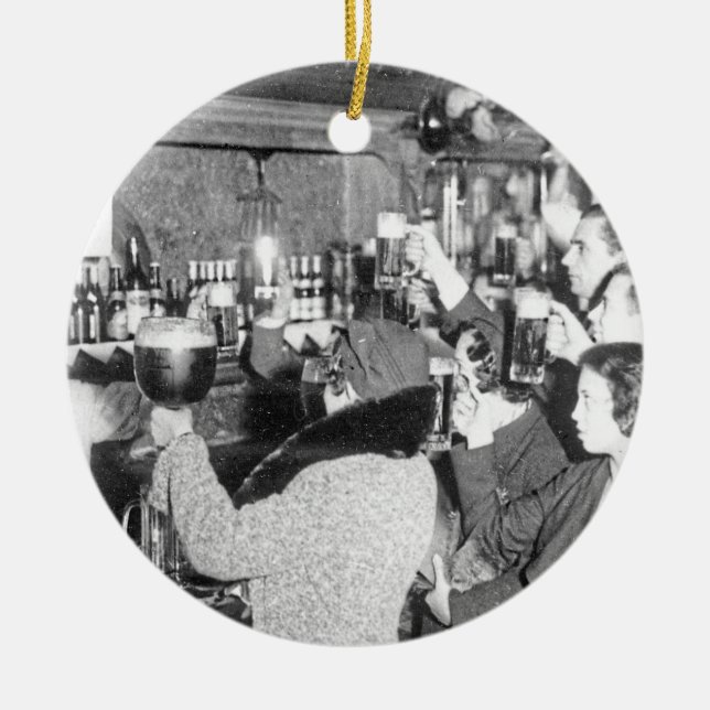 End Of The Prohibition - Farewell 18th Amendment Ceramic Ornament (Front)