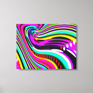 End of the rainbow art canvas print