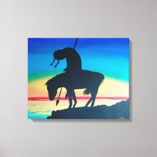 End of the Trail Canvas Print