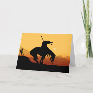 End of the Trail Greeting Card