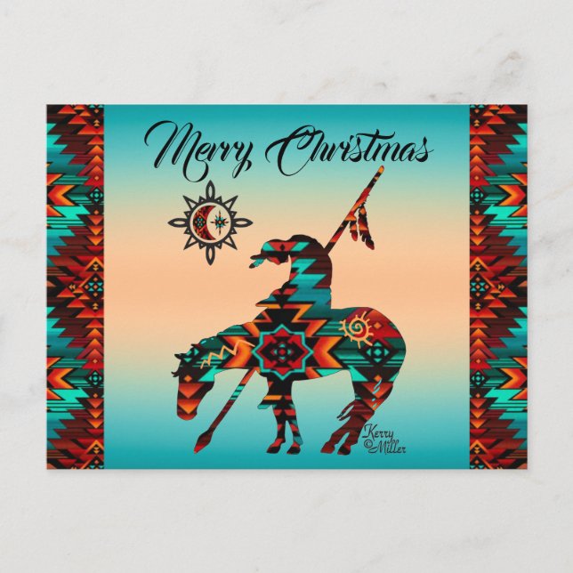 End Of The Trail Postcard (Front)