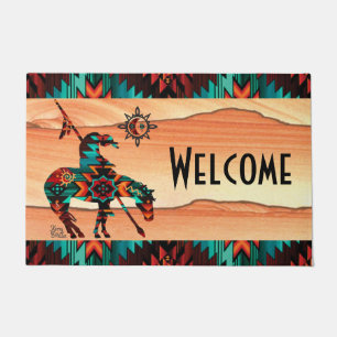End Of The Trail Welcome Doormat
