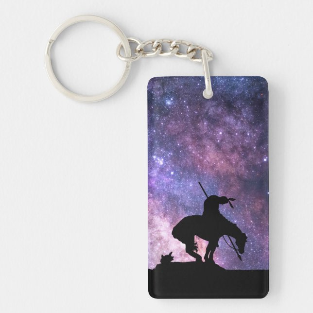 End of the Trail with Milky Way Keychain (Front)