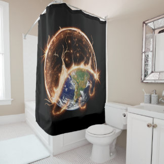 End of the world Shower curtain.