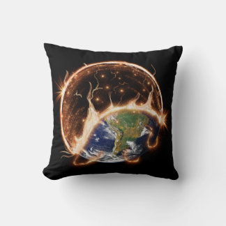 End of the world throw pillow. pillow