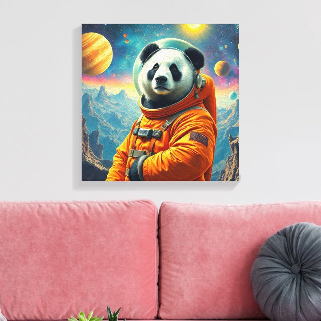 END OF THE WORLDS-GIANT PANDA 2 CANVAS PRINT (Insitu(LivingRoom))