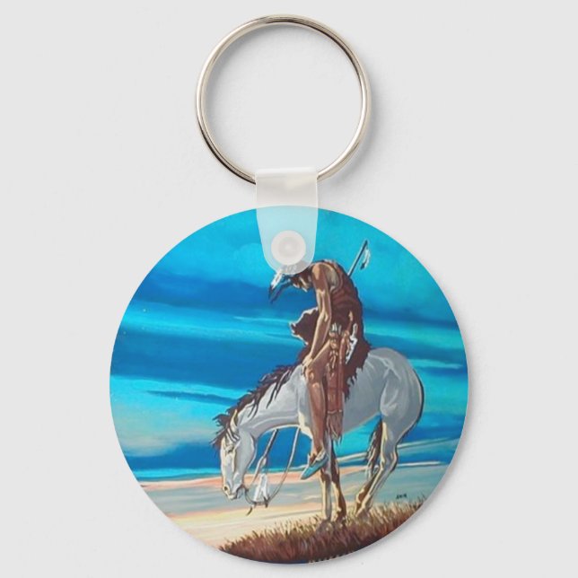end of trail keychain (Front)