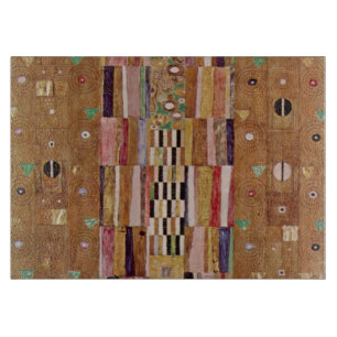 End of Wall, Stoclet Frieze by Gustav Klimt Cutting Board