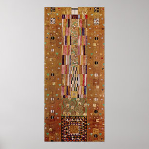 End of Wall, Stoclet Frieze by Gustav Klimt Poster