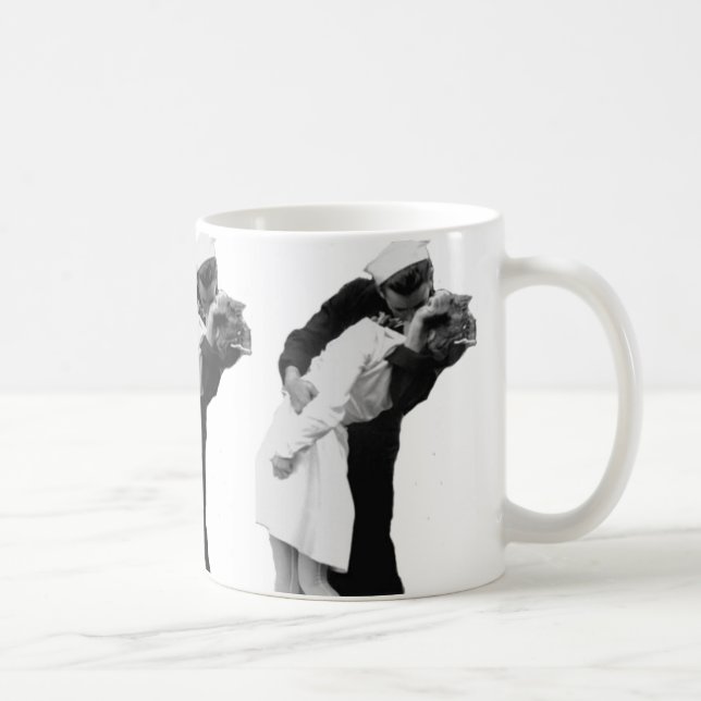 End of War Kiss Coffee Mug (Right)