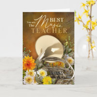 End-Of-Year French Horn Music Teacher Thank You