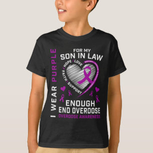 End Overdose Awareness Shirt Enough Purple For My