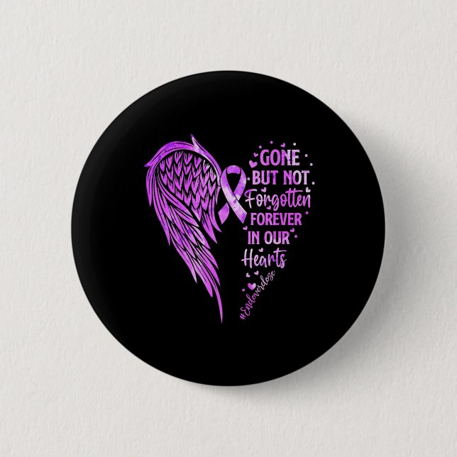 End Overdose Loved One Memorial Overdose Awareness 2 Inch Round Button (Front)