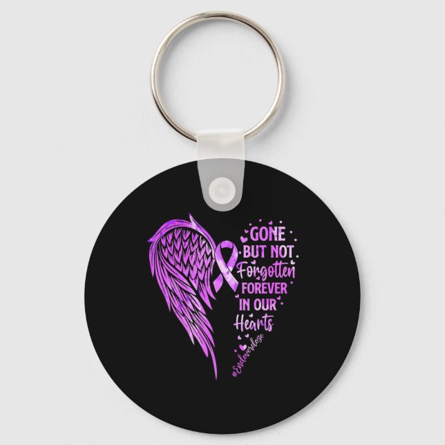 End Overdose Loved One Memorial Overdose Awareness Keychain (Front)