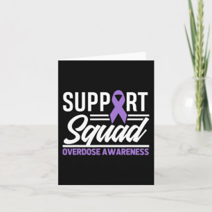 End Overdose Support Squad Overdose Awareness 1 Card