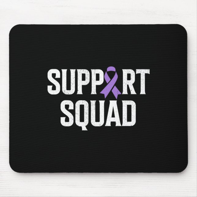 End Overdose Support Squad Overdose Awareness 1  Mouse Pad (Front)
