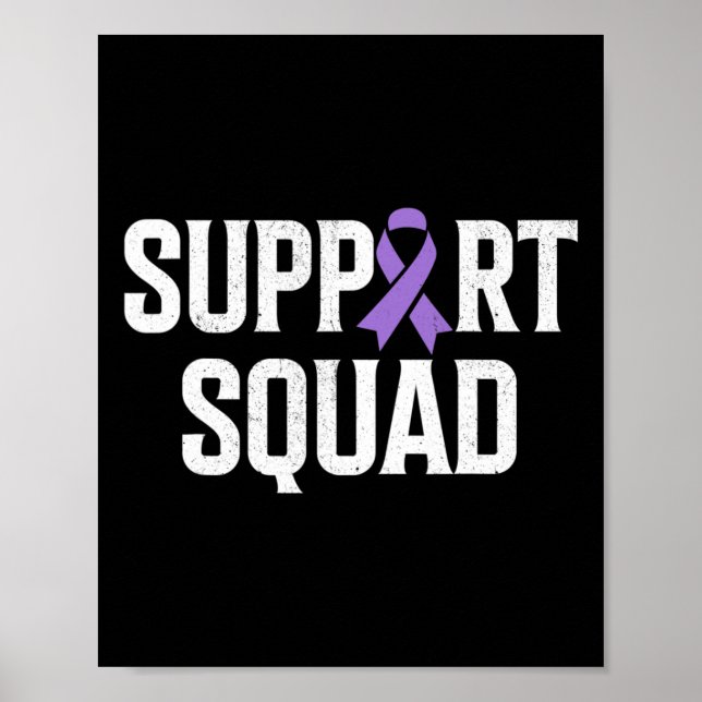 End Overdose Support Squad Overdose Awareness  Poster (Front)