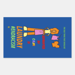 "END RACISM"       STICKER