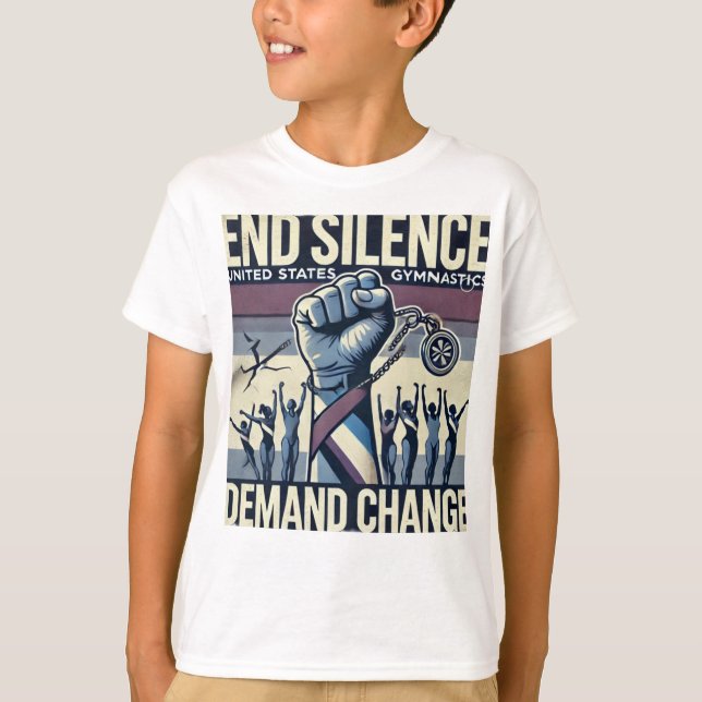 End Silence, Demand Change T-Shirt (Front)