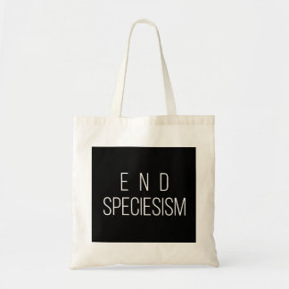 End Speciesism Vegan Animal Rights Totes Bag