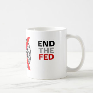 END THE FED - Mug - colour - with FED Logo