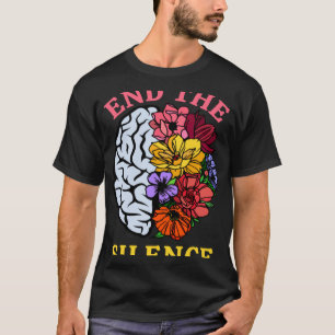 End The Silence For Mental Health Awareness 2023   T-Shirt