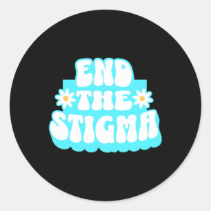 End The Stigma Daisies Sticker