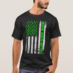 End The Stigma Mental Health Matters Mental Awaren T-Shirt