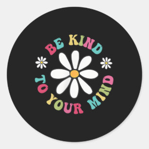 End The Stigma Mental Health S 2 Sided Awareness  Classic Round Sticker