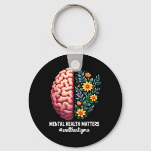End The Stigma Mental Health S Mental Health Keychain