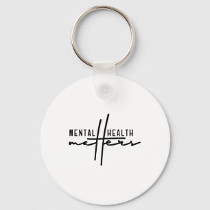 End The Stigma Mental Problems Keychain