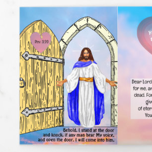 End Time Gospel Tract  Tri-Fold Card