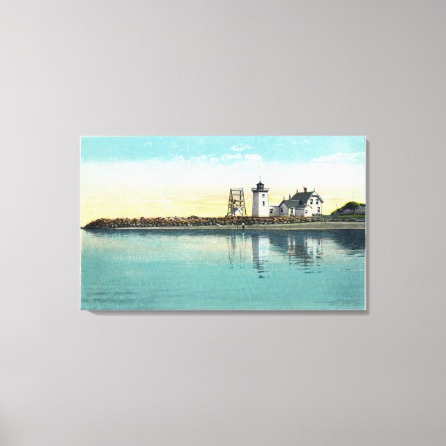 End Tip of Cape Cod View of Long Point Canvas Print (Front)