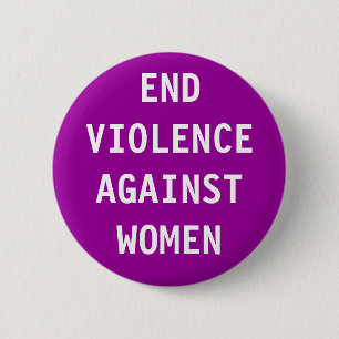 End violence against women 2 inch round button