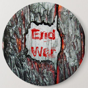 End War 6 Inch Round Button
