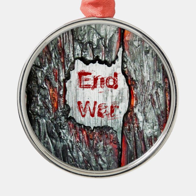 End War Metal Ornament (Front)