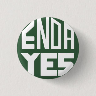 ENDA Yes 1 Inch Round Button