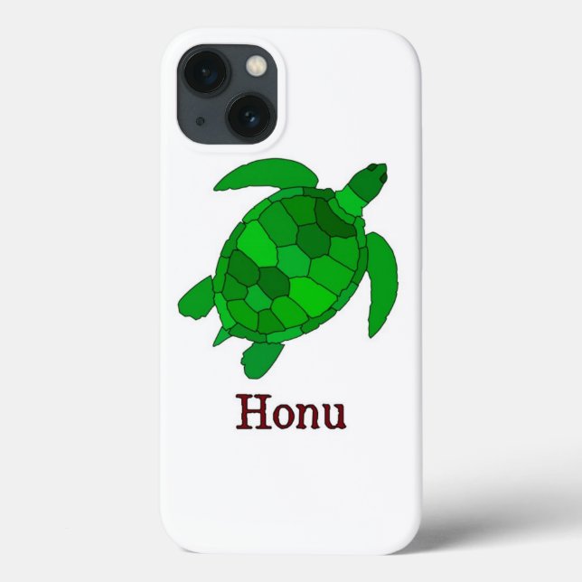 Endangered Green Hawaiian Sea Turtle Case-Mate iPhone Case (Back)