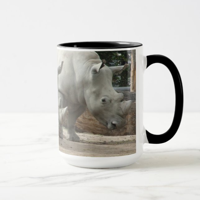 Endangered Northern White Rhinos Mug (Right)
