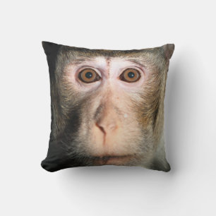 Endangered Rainforest Ape Throw Pillow