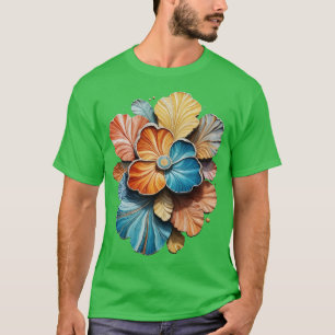 Endangered Species Stromatolite Pastel Rock Flower T-Shirt