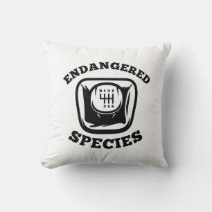 Endangered Species Throw Pillow