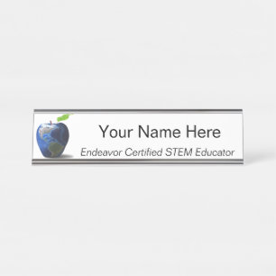 Endeavor Desk/Wall Name Plate