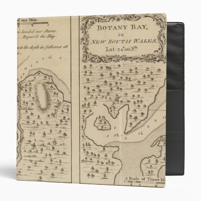 Endeavour River, Botany Bay Binder (Front/Inside)