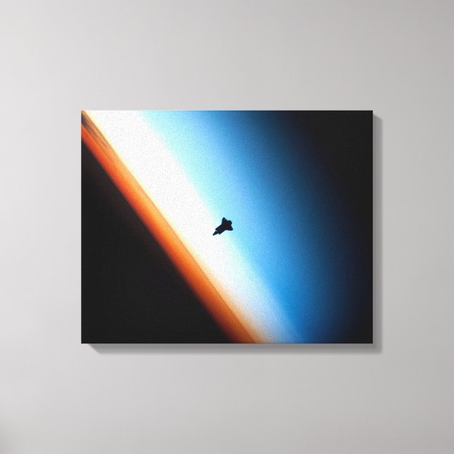 Endeavour Sunset Silhouette Canvas Print (Front)