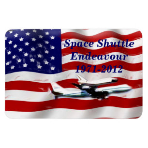 Endeavour-USA,1971-2012_Premium Flexi Magnet
